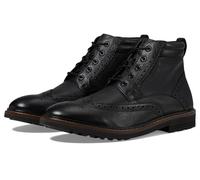 Nunn Bush Odell 2.0 Wingtip Dress Casual Chukka Leather Boots, Black, 10 Wide