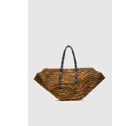 Núnoo Nora Stripes Deluxe Dark Brown size OS | Tote Bags Outlet | Unisex | Brown OS