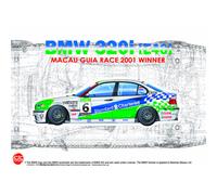 Nunu 1/24 BMW 320I E46 Touring Macau 2001 Winner - PN24041