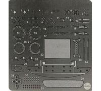 Nunu-Beemax NE24041 -1:24 BMW 320i E46 Touring Macau 2001 Winner Detail Up Parts