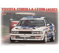 NUNU Toyota Corolla Levin Ae92 2 JTC 1989 Car Model Kit 1:24 Scale Vehicle Toy