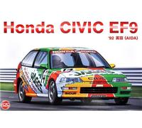 Nunu 24021 1/24 Honda Civic EF9 '92 AIDA JACCS Plastic Car Model Kit