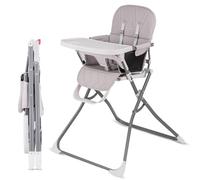 Nunzybaby Slim Foldable High Chair for Babies and Toddlers | Five Point Safety Belt | Easy to Clean | Restaurant High Chair Foldable | Highchairs for Babies and Toddlers | Silla de Comer para Bebe