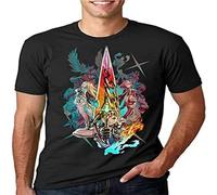 NUO YI JIA Men Funy Tshirt Xenoblade Chronicles Black 3XL