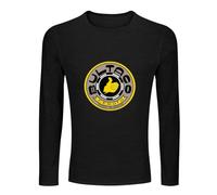 NUO YI JIA Men's Bultaco Cemoto Motorcycle Long Sleeve Fashion T Shirts XL Black