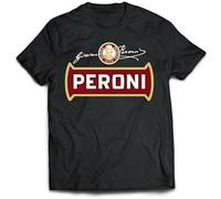 NUO YI JIA T-Shirt Beer Peroni Shirt Shirt Tshirt Men and Women 100% Cotton Black M