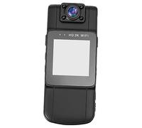 NUOBESTY 1.54 Inches Screen 2k Recorder Camera with Back Clip Wireless Connection Wide-angle Lens Rotatable Lens 170° Angle 1000mah Battery Outdoor Body Worn Camera