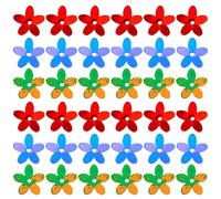 NUOBESTY 1 Bag Flower Shape Confetti Plastic Sequins for Romantic Wedding Party Table Decoration