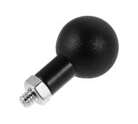 NUOBESTY 1 Inch Ball Head Base with 1/4 Inch Threaded Screw for Camera and Action Camera Secure Mounting, Stainless Steel Hex Nut Locking, Sturdy Build for Motorcycle Handlebars and Outdoor