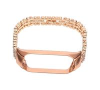 NUOBESTY 1 PC Shiny Stainless Steel Watch Band for Chic Replacement Strap with Modern Design Durable Stylish Wristband for Casual Formal Attire