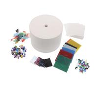 NUOBESTY 1 Set Glass Fusing Microwave Kiln Kit - Glass Kilns for Home Use with Accessories - Ideal for Making Jewelry Crafts Presents & Decorations