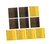 NUOBESTY 10 Sheets Self-Adhesive Circuit Breaker Box Labels Stickers for Electric Panel Identification, Paper Material Multi-Functional Use, for Marking Electric Boxes and Safety