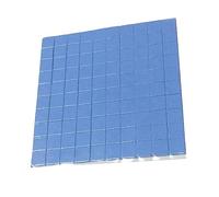 NUOBESTY 100 Pcs Silicone Thermal Pad 10x10x0.1mm Conductive Heat Conduction Mat for Cpu Gpu Ssd Cooling Computer Components Cooling Accessory