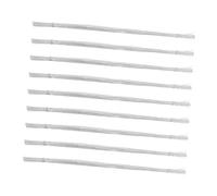 NUOBESTY 100 Pcs White Handmade Florist Wire Stems for Craft Flowers Flexible Iron Flower Stems for Making Wreaths and Bouquets Portable Floral Wire