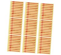 NUOBESTY 100pcs Adhesive Arrow Indicator Stickers for Instrument Panels Red Yellow Green Directional Markers Clear Visual Guide for Accurate Data Reading