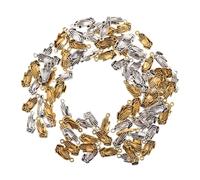 NUOBESTY 100pcs Alloy Prayer Hand Charms Pendants Diy Jewelry Making Supplies for Necklace Bracelet Crafting Vintage Gold Silver Tone Religious Accessories