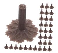 NUOBESTY 100pcs Artificial Tree Feet for Model Scenery Durable Plastic Miniature Tree Support Stands for DIY Architecture and Sand Table Crafting Enhanced Realism and Easy Assembly