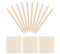 NUOBESTY 100pcs Bamboo Stylus Sticks for Scratch Paper Drawing with Dual-Ended Design, Lightweight and Comfortable Grip, for Creative Playtime Activities and Artists of Levels