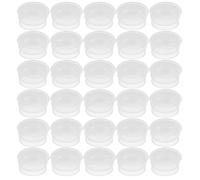 NUOBESTY 100pcs Cosmetic Bottle Inner Plug: 24mm Plastic Leakproof Stopper - Secure Airtight Cap Insert for Travel Lotion Bottles - Reusable Makeup Container Seal