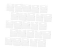 NUOBESTY 100pcs Durable Earring Display Cards White Jewelry Packaging Paper Holders for Selling Earrings Secure Hold Elegant Presentation for Retail and Craft Use