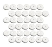 NUOBESTY 100pcs Foam Earring Pads Earring Backs Support Pads Stabilize Earrings Disc Pads Secure Ear Post Cushions for Studs Earring Jewelry Accessories White