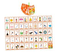 NUOBESTY 100pcs Interactive Flash Cards for Montessori Learning Engaging Speech Therapy Cards with Realistic Illustrations for Education and Parent Interaction