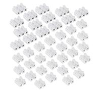 NUOBESTY 100pcs Push Quick Wiring Terminals Electrical Wire Connectors for Fast Installation Compact Lightweight Design Durable Safe Splice Connectors for Home Automotive Use
