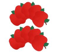 NUOBESTY 100pcs Red Shaped Paper Napkins with Unique Design for Back to School Decorations, Versatile Usage and Easy to Arrange Table Decorations for Festive Occasions and Homes