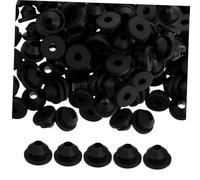 NUOBESTY 100pcs Rubber Cable Grommets Hole Wire Protector for Metal Posts Weatherproof Rubber Sleeves for Indoor Outdoor Use Easy Installation Durable Cable Protection