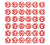 NUOBESTY 100pcs Self-Adhesive Round Fire Extinguisher Sign Stickers 4.5-Inch Decals for Car Safety, Office, Home, and Boat Use, Sturdy Fire Extinguisher Label Stickers