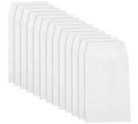NUOBESTY 100pcs Small Blank Envelopes for Money Saving Challenge Cash Seed Storage Compact Portable Organizers for Keys Stamps Cards