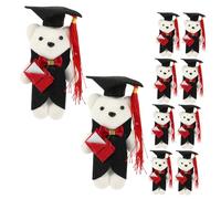 NUOBESTY 100pcs Stuffed Bear Soft Plush Bear for Girlfriend Graduation Party Decor