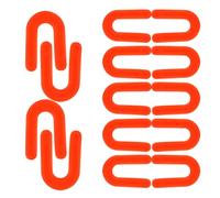 NUOBESTY 100pcs U-shaped Plastic Horseshoe Shims Tile Spacers for Ceramic Tiles Leveling Wedges Ensuring a Level Surface Red Levelling Spacers for Uneven Floor Adjustment