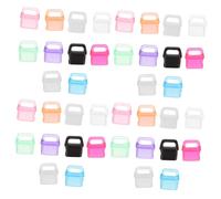 NUOBESTY 100pcs USB C Plug Covers Flexible Plastic Type-c Dust Plugs Charging Port Protectors for Phones Tablets Laptops Easy Installation Reliable Dust Prevention
