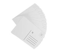NUOBESTY 100pcs White Blank Postcards for Mailing Bulk Use, Mail Ready Paper Cards with Scratch Resistant Surface, 4x6 Inches Plain Postcard Cardstock Suitable for Business and Personal