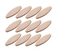NUOBESTY 100pcs Wood Joining Biscuits for Tenon Machines Durable Solid Wood Connectors for Strong Bonding Precision Production for All Hard Softwoods for Woodworking Projects