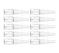 NUOBESTY 10ml Refillable Nasal Spray Bottle Mist with Leak-proof Mini Design, Pet and Pp Material, Pack of 10, for Travel and Outdoor Use by People Who Often Go