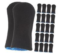 NUOBESTY 10pairs Sweat-resistant Knit Gaming Finger for Thumb and Fingertips Touchscreens Finger Cover Slip Protectors for Gaming