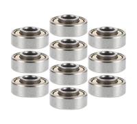 NUOBESTY 10pcs 608zz Bearing Steel Replacement Ball Bearings Accessories for Wheelchairs and Small Carts, Easy to Clean with Smooth Pushing and Turning, for Situations