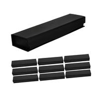 NUOBESTY 10PCS Black Pen Storage Box with Lid Elegant Ballpoint and Fountain Pen Case for Marker Storage Business Gift Packaging Birthday Present Souvenir Office Stationery Organizer