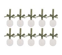 NUOBESTY 10pcs Car Air Freshener Plaster Diffuser Discs with Ribbon for Essential Oil Infusion, Passive Aroma Diffuser for Vehicle and Wardrobe, for Daily Commutes on The Go