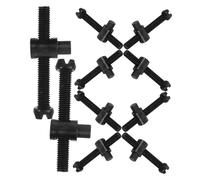 NUOBESTY 10Pcs Chainsaw Guide Bar Tensioner Screws Chain Adjuster Tool for Lawn Mower and Electric Saw Replacement Metal Tightening Bolts