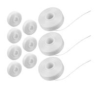 NUOBESTY 10pcs Dental Floss Core Replacement Spools 50m Polyester Thread Floss Refill Rolls for Tooth Cleaning Convenient Refill Supporting Reuse Oral Care