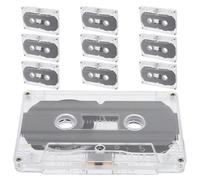 NUOBESTY 10pcs DIY Audio Cassette Tape Blank Tapes for Recording Greetings Creative Messages Music Cassette Decoration