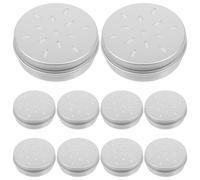 NUOBESTY 10Pcs Dog Scent Training Boxes Aluminum Odor Holder with Ventilated Lids for Puppy and Working Dog Scentwork Tool Safe Aluminum Case for Canine Nose Training
