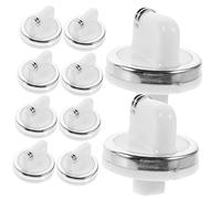 NUOBESTY 10pcs Gas Hot Water Heater Control Knobs Rotary Water Temperature Adjustment Knobs Small Size Replacement Parts for Winter Summer Use