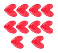 NUOBESTY 10pcs Heart-shaped Refrigerator Magnets Love Decorative Whiteboard Magnets for Office Kitchen Home Notes Photo Display and DIY Projects