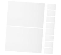NUOBESTY 10pcs Heat Shrink Plastic Sheets Matte White DIY Material for Crafts Shrinkable Paper for Art Classes and Creative Handmade Projects