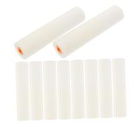 NUOBESTY 10pcs High Density Sponge Rollers for Painting Walls Versatile Paint Roller for Smooth Application Various Surfaces for Home Workshop and Garage Projects