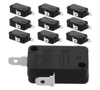 NUOBESTY 10pcs High Power Microwave Door Switch Replacement 16a/250v Micro Limit Switch for Rice Cooker and Oven Small Microswitch for Kitchen Appliances